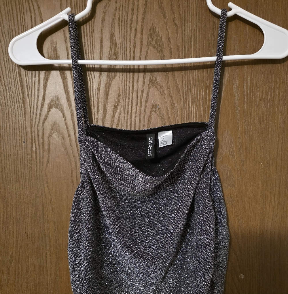 H&M Strapless Metallic Dress - Picture 2 of 4